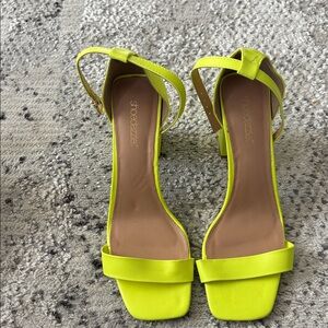 Neon Strappy heels